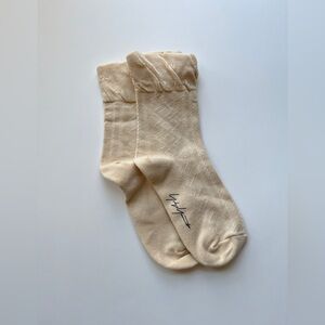Yohji Yamamoto Beige Casual Socks